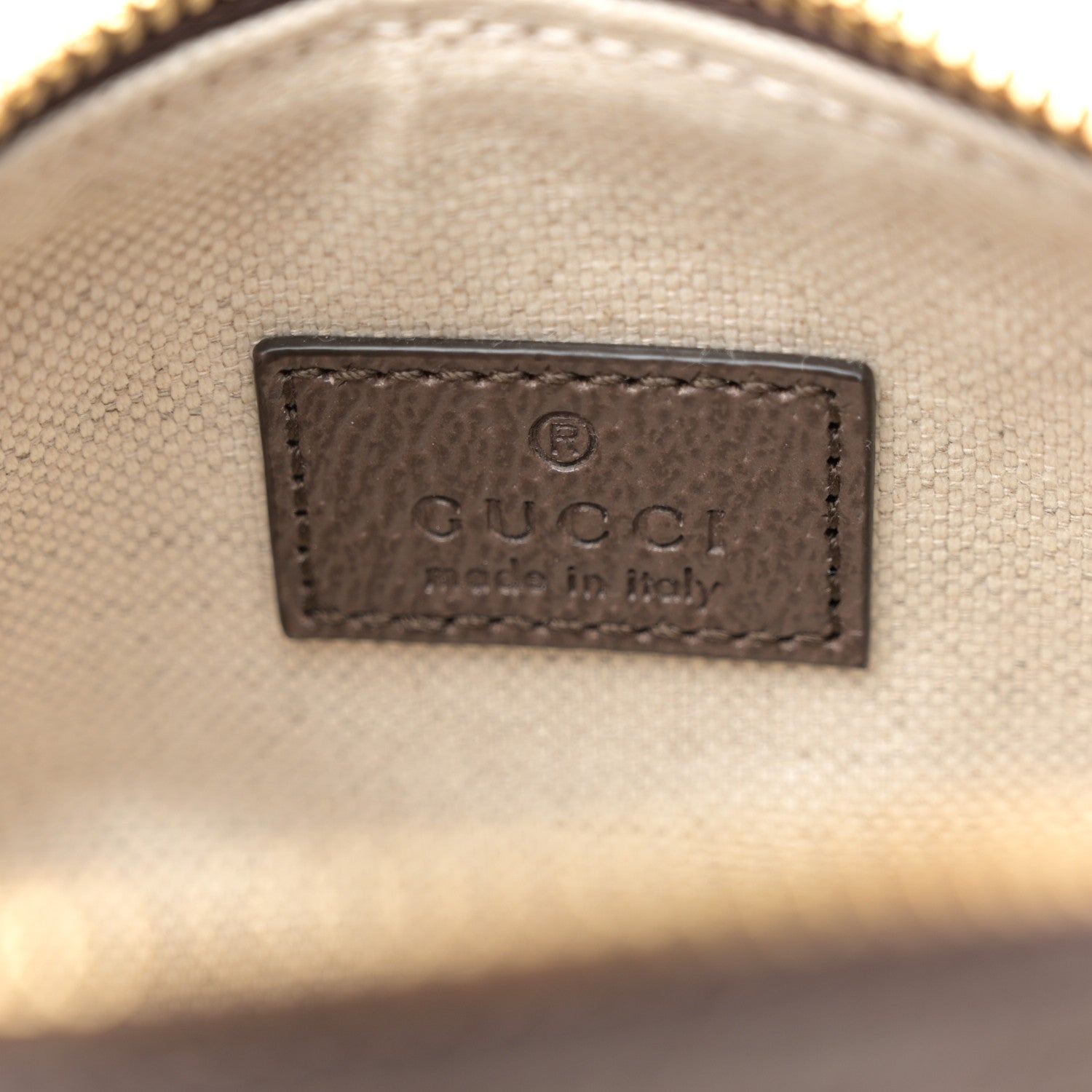 Gucci GG Supreme Monogram Textured Dollar Calfskin Web Super Mini Ophidia Top Handle Bowler Bag Beige Ebony New Acero 6 of 11
