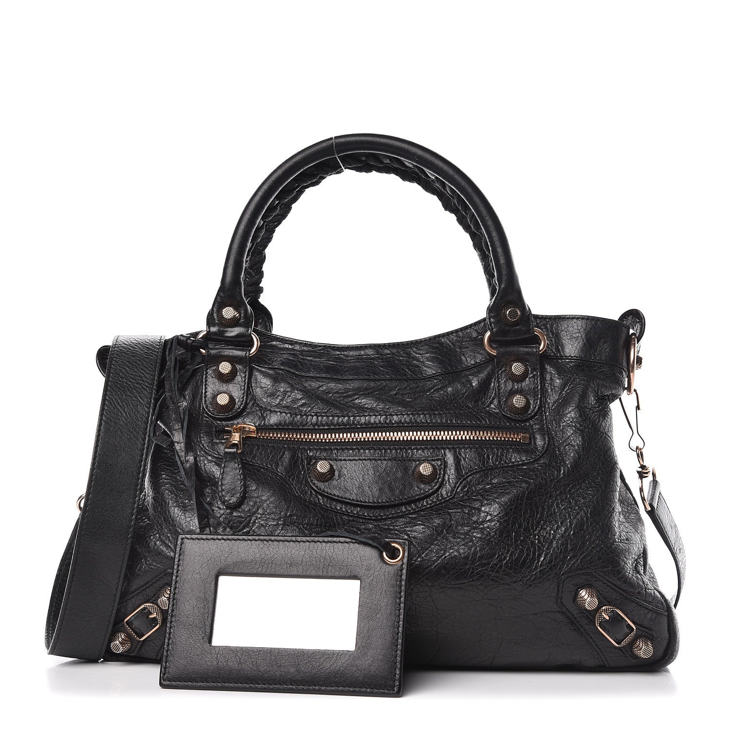 Balenciaga Agneau Giant 12 Rose Gold Hardware Town Black 1 of 11