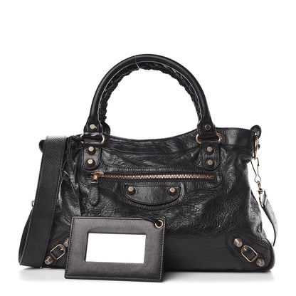 Balenciaga Agneau Giant 12 Rose Gold Hardware Town Black 1 of 11