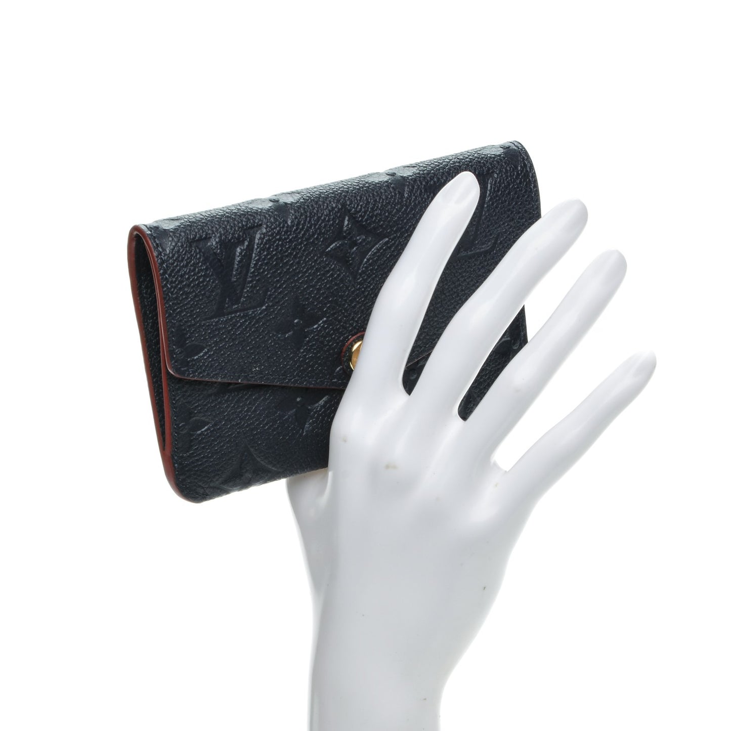 Empreinte Key Pouch Marine Rouge