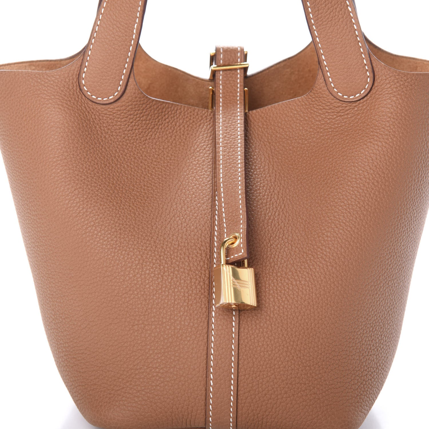 Hermes Taurillon Clemence Picotin Lock 18 PM Gold 8 of 10