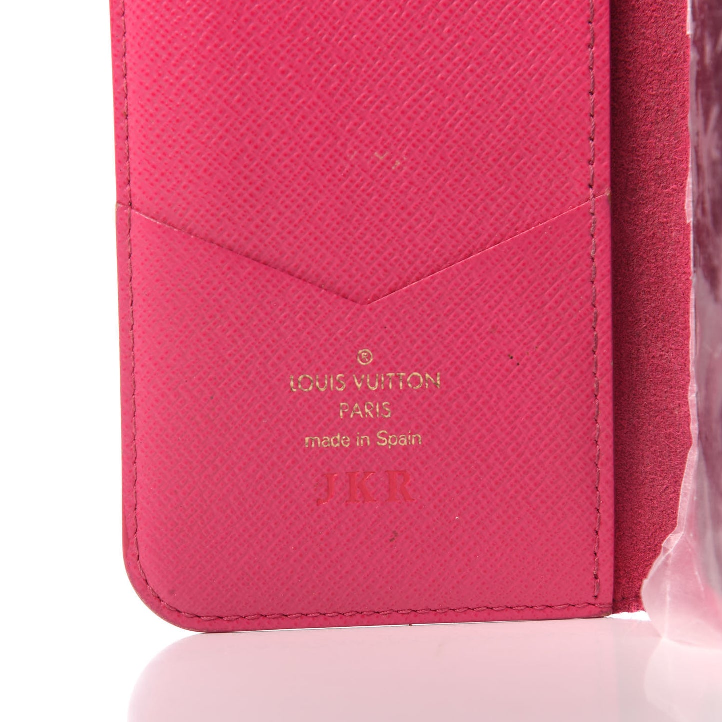 Monogram iPhone X Folio Case Rose Pop