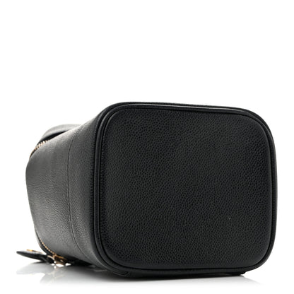 Chanel Caviar Vanity Cosmetic Case Black 4 of 10