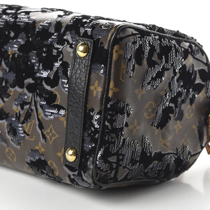 Louis Vuitton Monogram Fleur De Jais Sequins Speedy 30 7 of 9