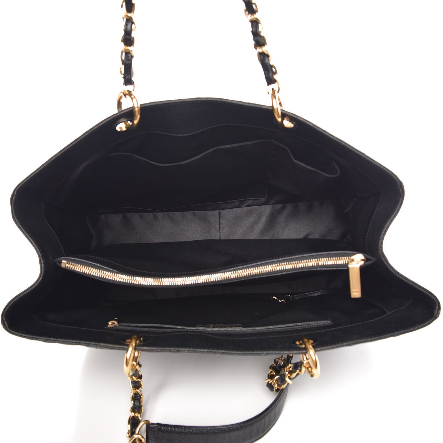Caviar Quilted XL Grand Shopping Tote GST Black