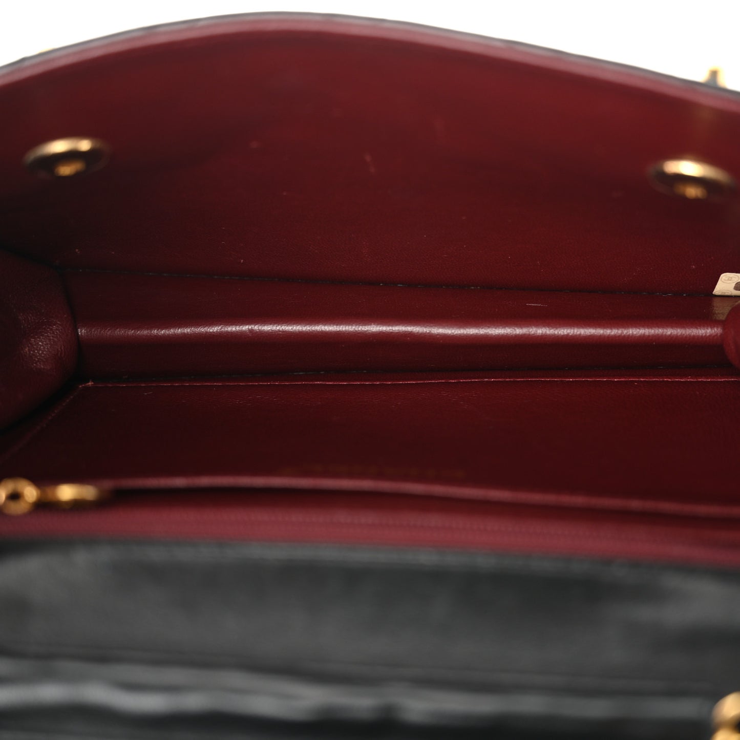 Lambskin Quilted Briefcase Satchel Black