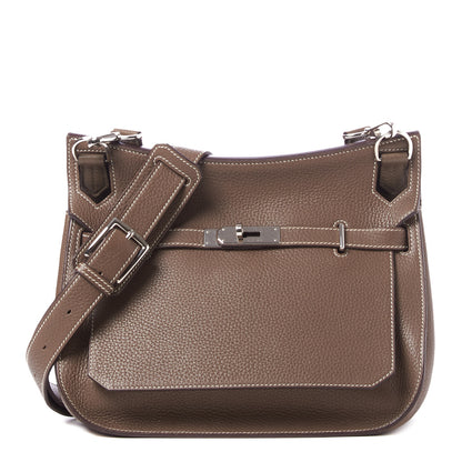 Hermes Taurillon Clemence Jypsiere 28 Etoupe 1 of 10