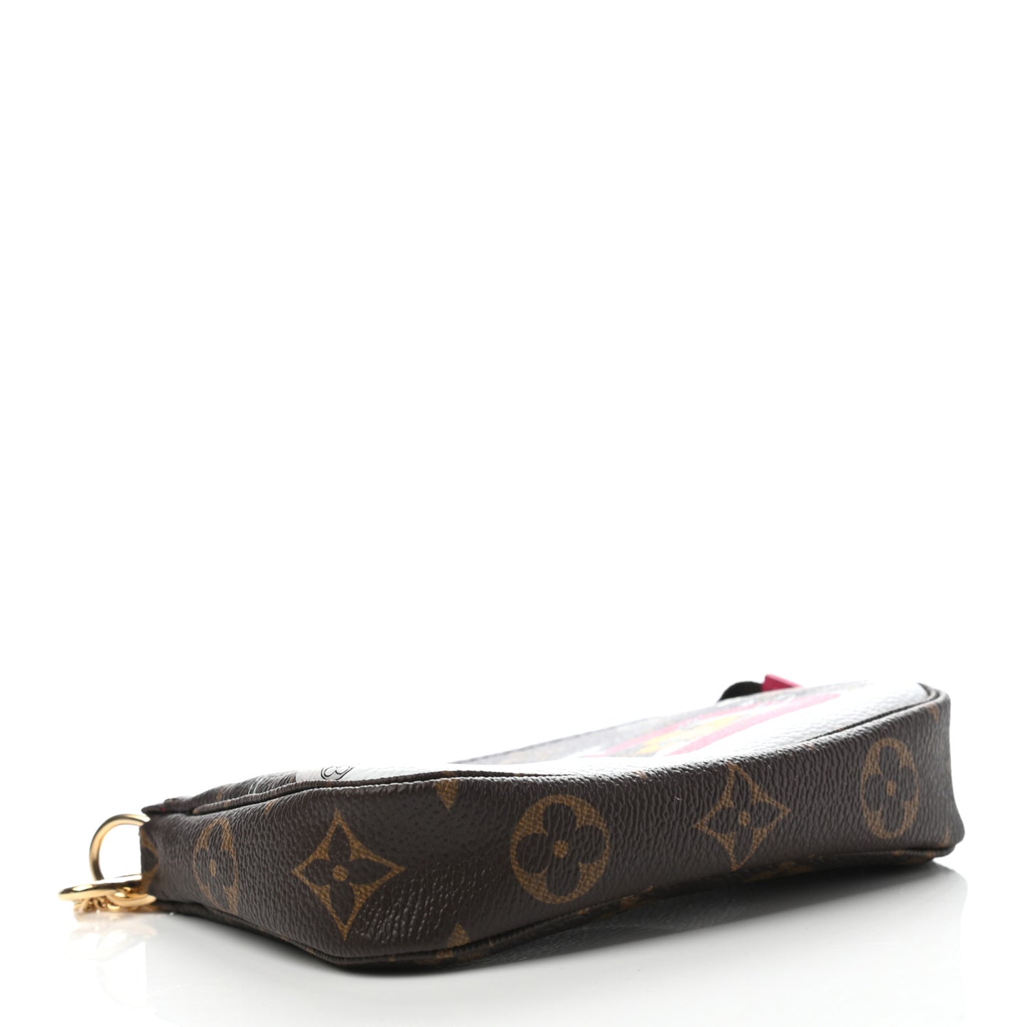 Monogram 2019 Christmas Animation Mini Courchevel Pochette Accessories Fuchsia