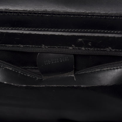 Gucci Patent Calfskin Bamboo Cosmetic Case Black 7 of 13