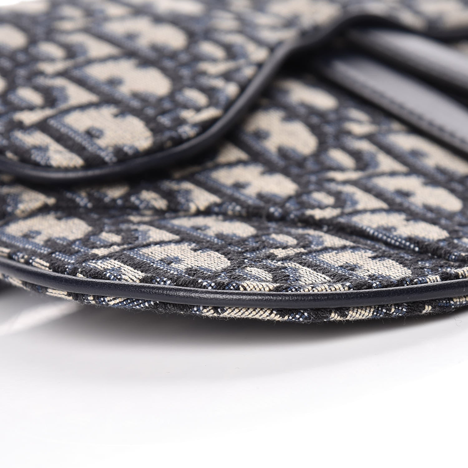 Christian Dior Oblique Saddle Belt Bag Blue 5 of 10