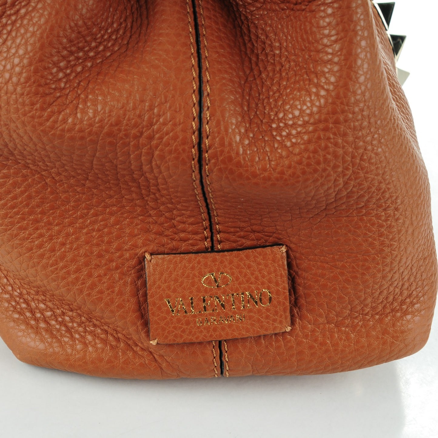 Grained Calfskin Va Va Voom Tote Cognac