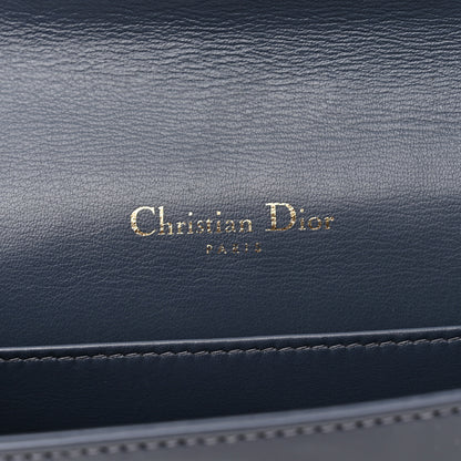 Christian Dior Patent Cannage Lady Dior Chain Wallet Denim 7 of 14