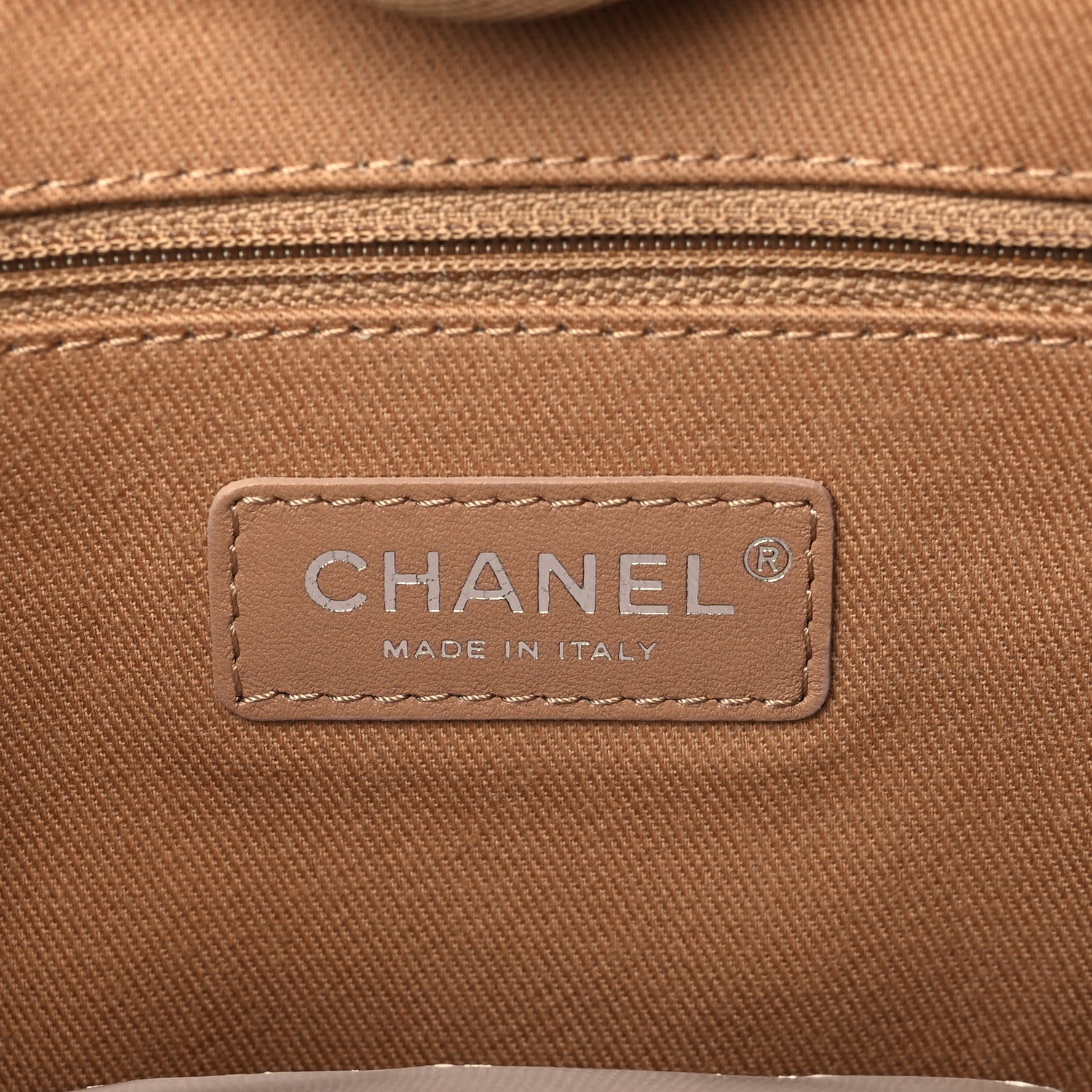 Chanel Canvas Small Deauville Tote Ecru 5 of 8