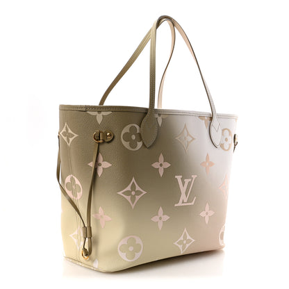 Louis Vuitton Monogram Giant Spring In The City Neverfull MM Sunset Kaki 4 of 10