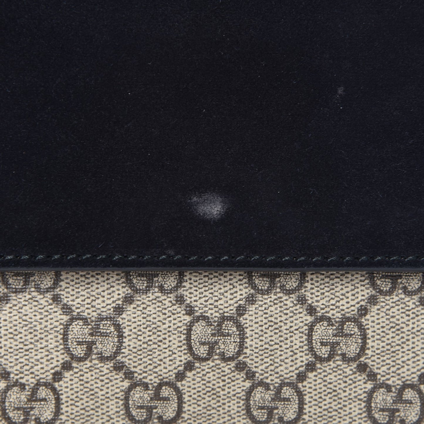 GG Supreme Monogram Mini Dionysus Shoulder Bag Black