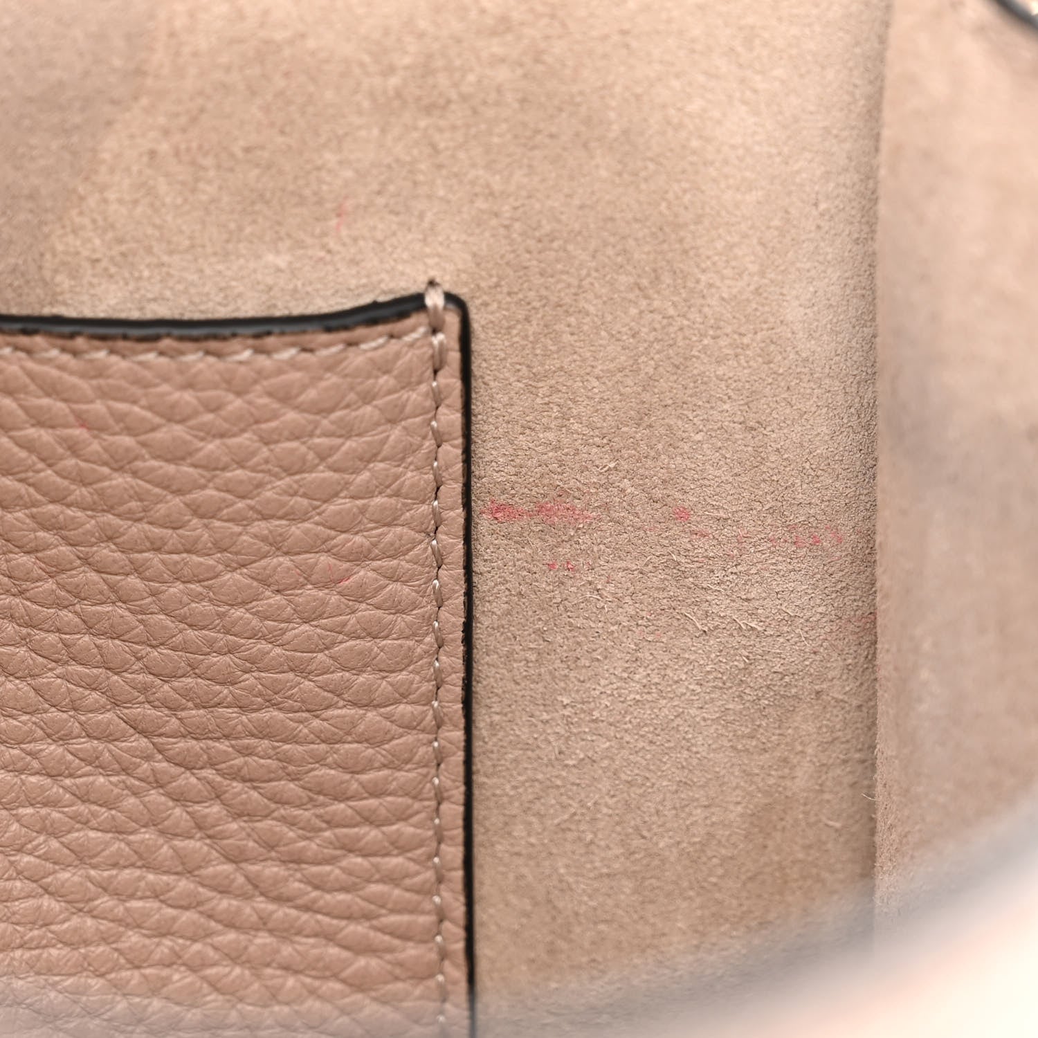 Valentino Garavani Pebbled Calfskin Medium Rockstud Flip Lock Crossbody Bag Poudre 7 of 12