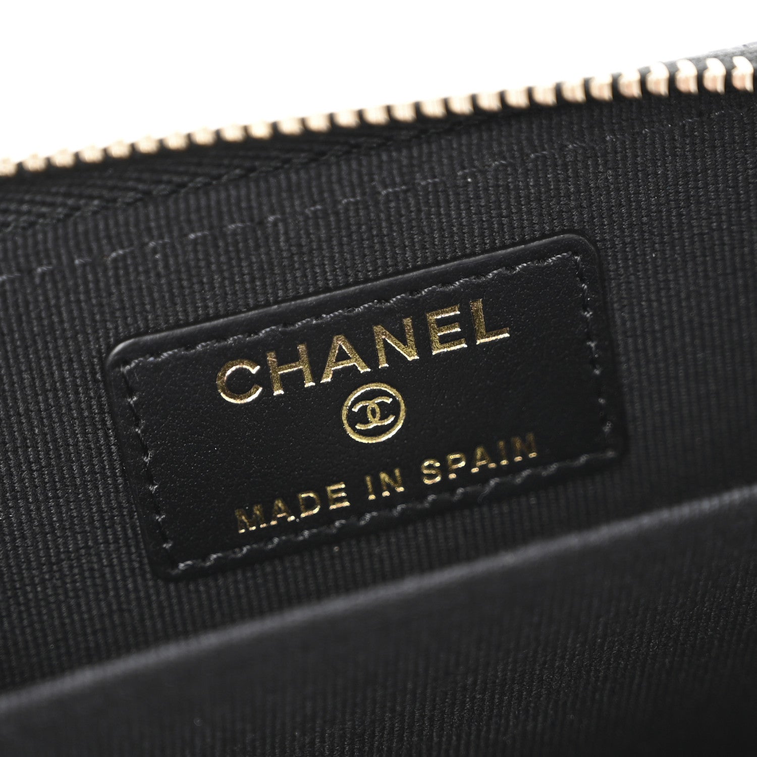 Chanel Caviar Quilted Multi Chain CC Zip Coin Purse Black 6 of 9