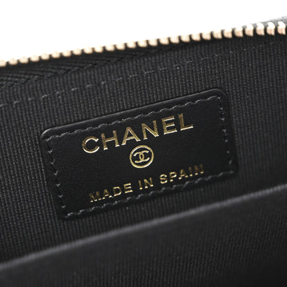 Chanel Caviar Quilted Multi Chain CC Zip Coin Purse Black 6 of 9