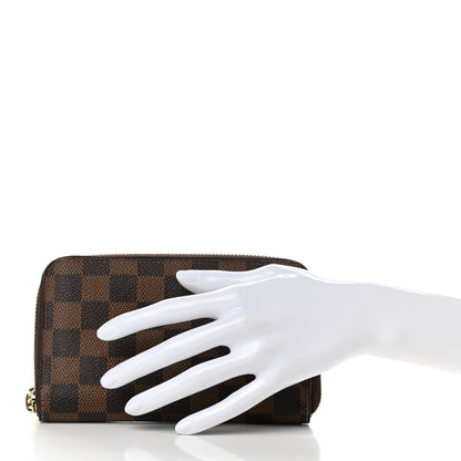 Louis Vuitton Damier Ebene Zippy Compact Wallet 2 of 8
