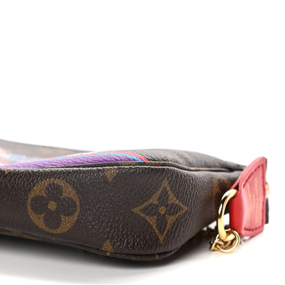 Louis Vuitton Monogram 2020 Christmas Animation Bumper Cars Mini Pochette Accessories Coquelicot 9 of 11