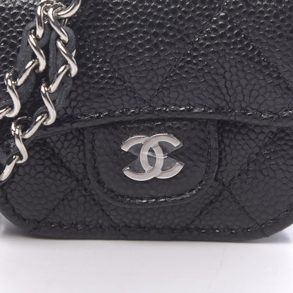 Chanel Caviar Quilted Airpods Pro Case Black 9 of 10