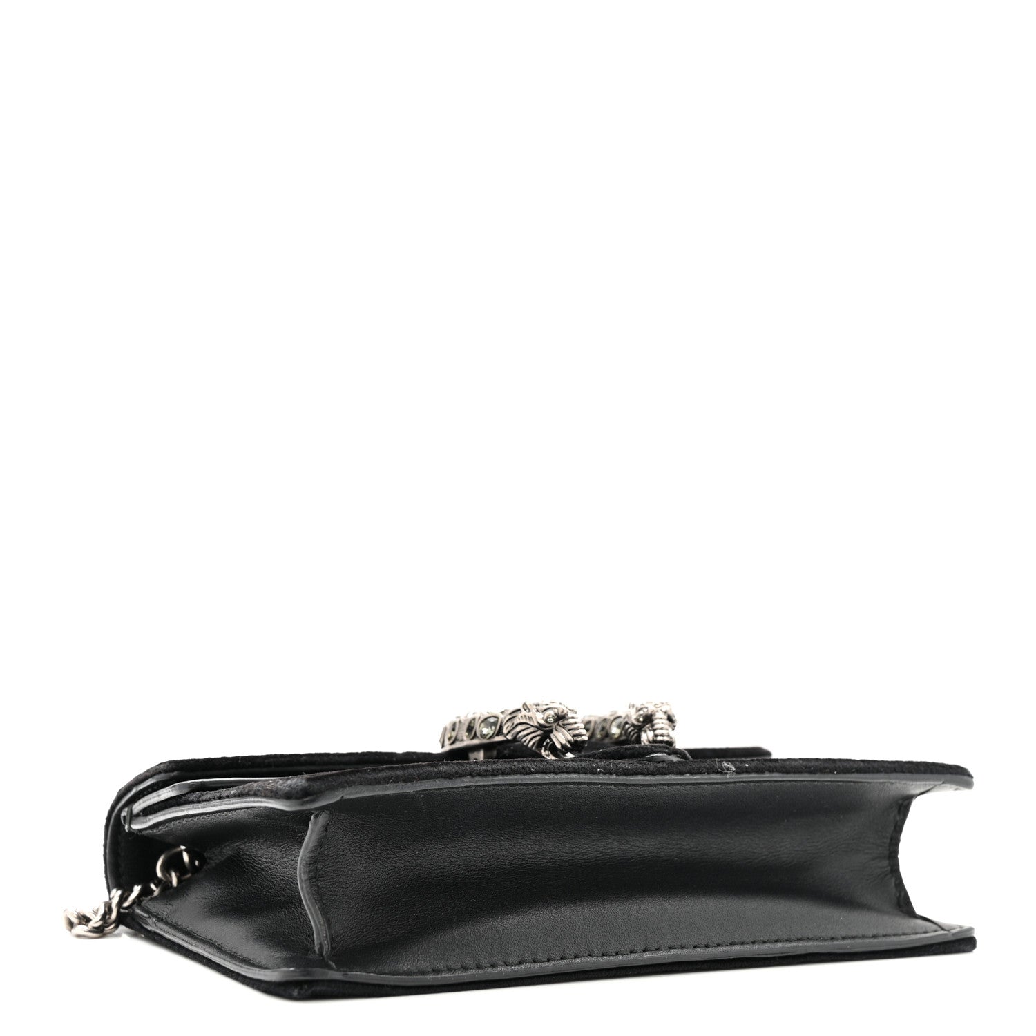Gucci Velvet Super Mini Dionysus Shoulder Bag Black 4 of 12