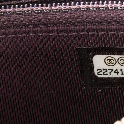 Chanel Lambskin Quilted Small Zip Around Wallet Purple 8 of 8