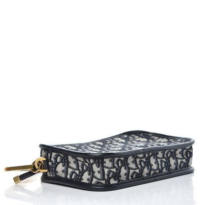 Christian Dior Oblique Diorquake Clutch Blue 4 of 8