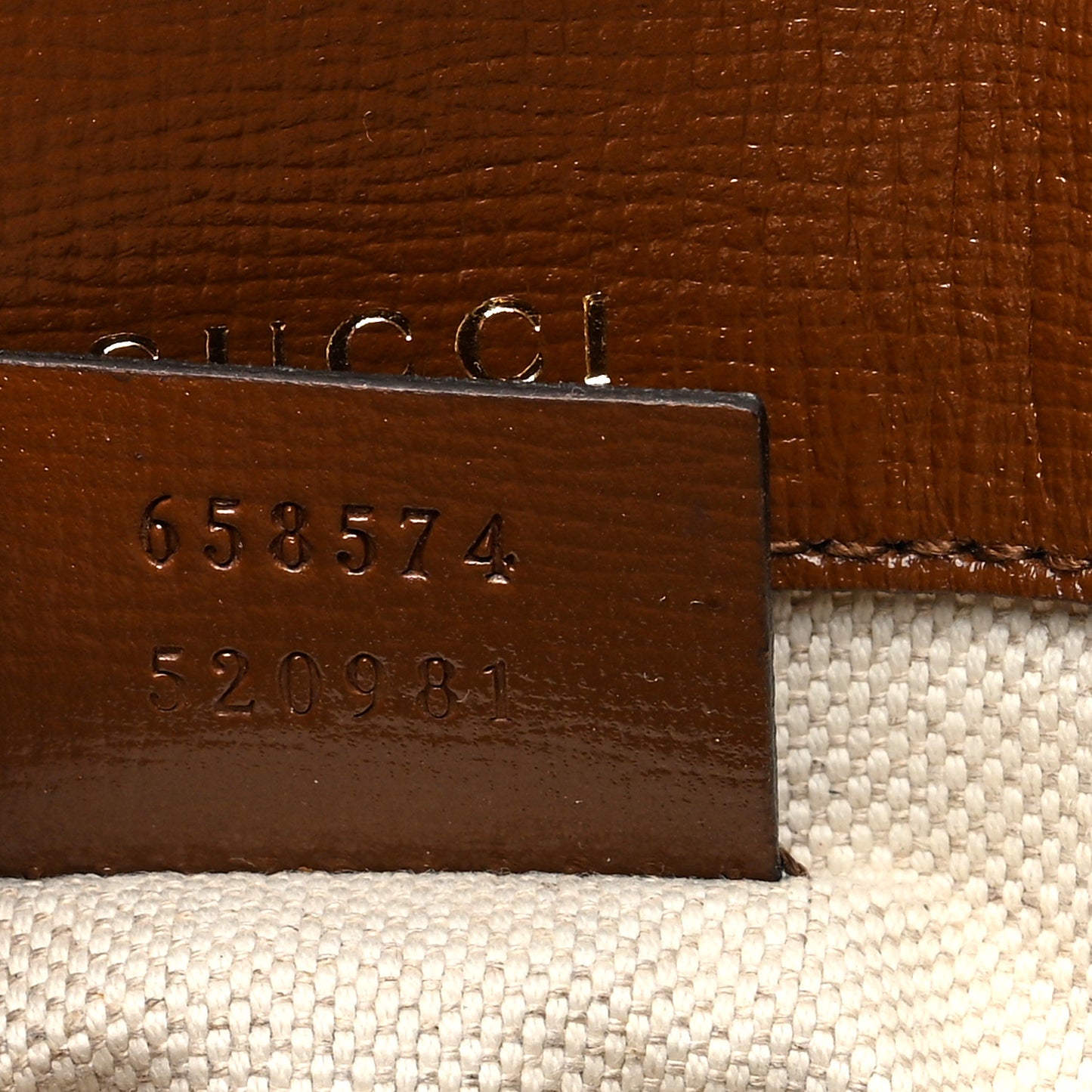 GG Supreme Monogram Web Mini Horsebit 1955 Shoulder Bag Beige Brown Sugar
