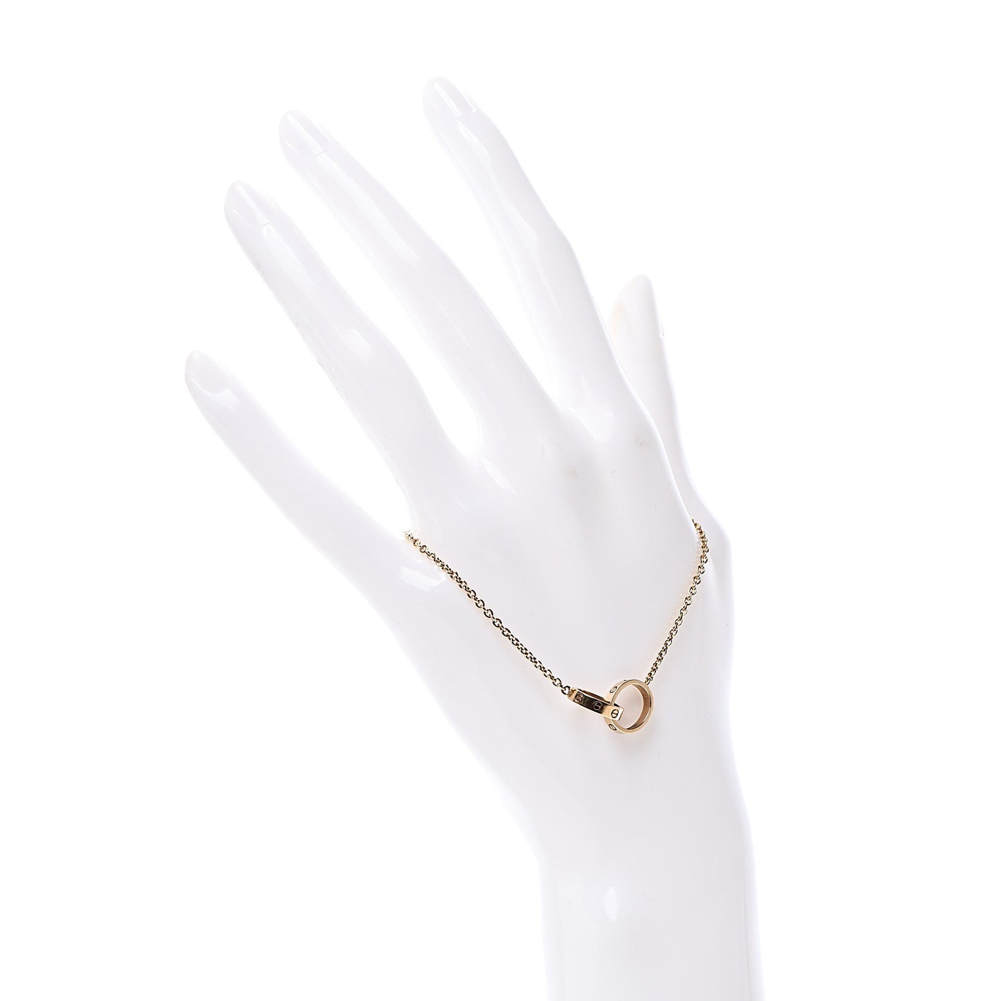 18K Yellow Gold Interlocking LOVE Bracelet