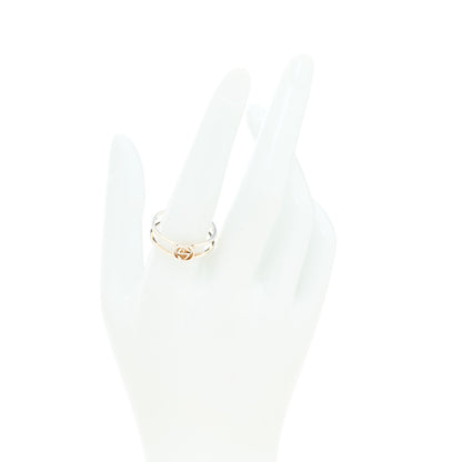Gucci Sterling Silver 6mm Interlocking G Open Band Ring 60 9.25 2 of 4