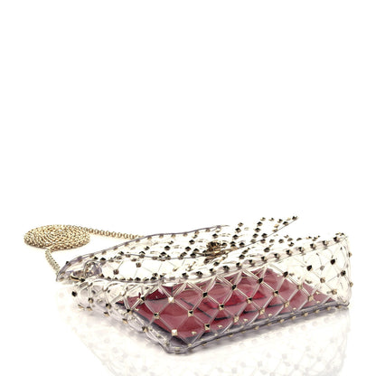 Valentino Garavani PVC Medium Rockstud Spike Shoulder Bag 4 of 9