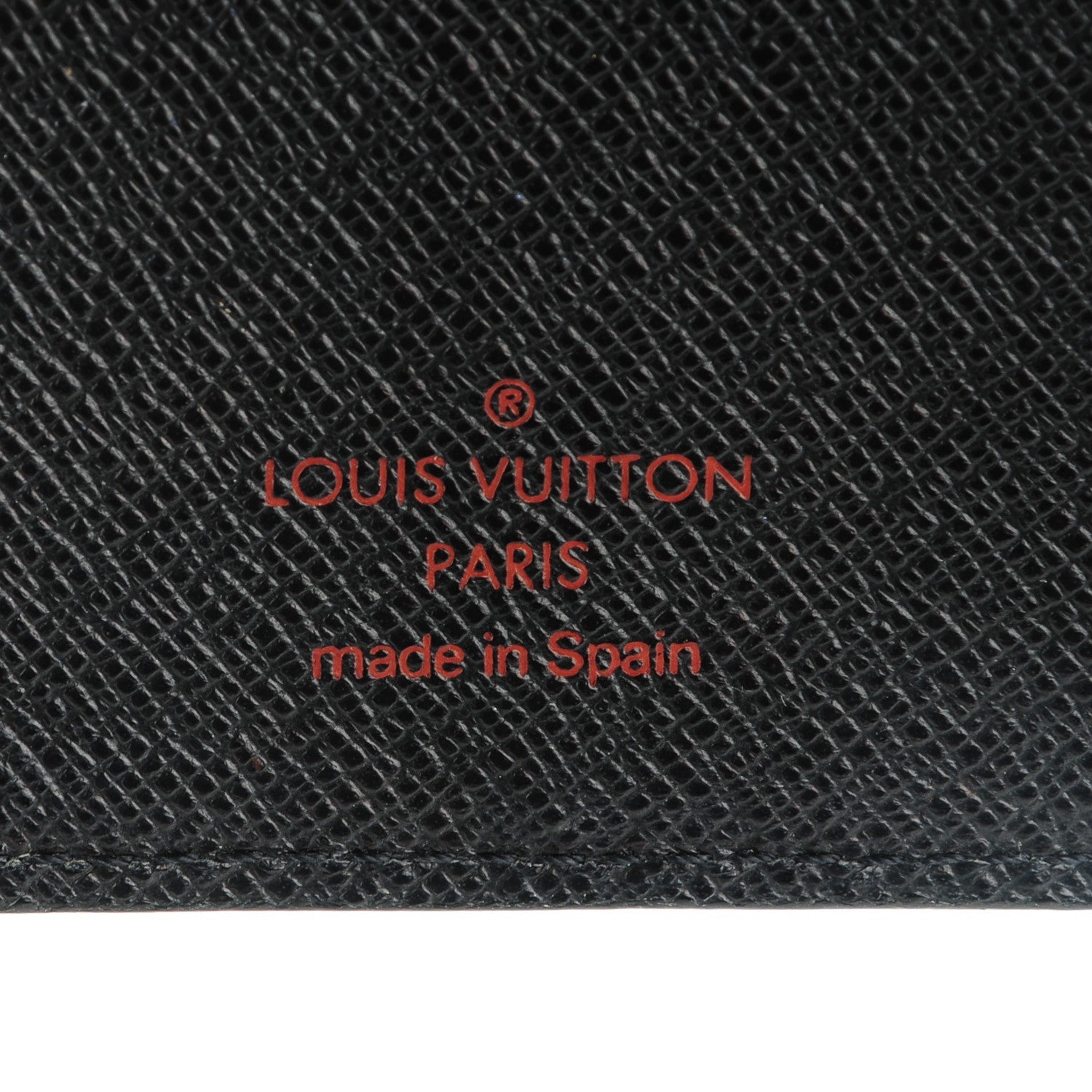 Louis Vuitton Epi Small Ring Agenda Cover Black 6 of 8