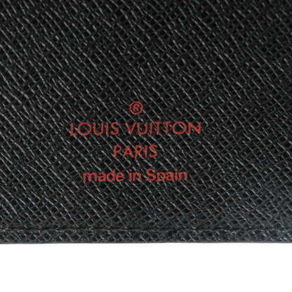 Louis Vuitton Epi Small Ring Agenda Cover Black 6 of 8