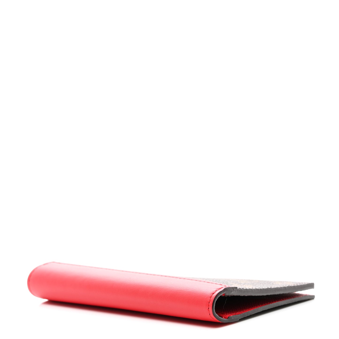 Monogram Macassar Passport Cover Sari Red