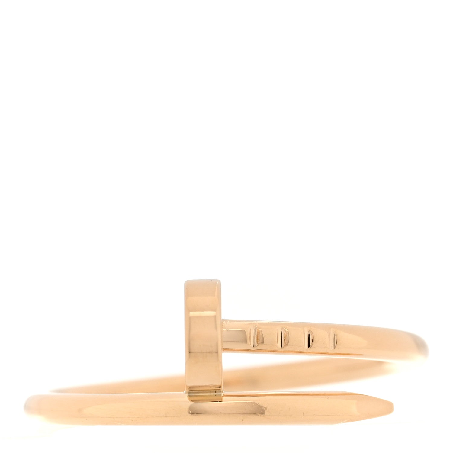 Cartier 18K Yellow Gold Small Juste Un Clou Ring 56 7.5 1 of 5