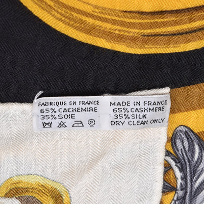 Hermes Cashmere Silk Etriers Shawl 140 4 of 11