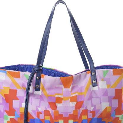 Chanel Nylon Printed CC Tote Multicolor 14 of 14
