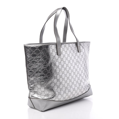 Gucci Guccissima Large Tote Silver 3 of 13