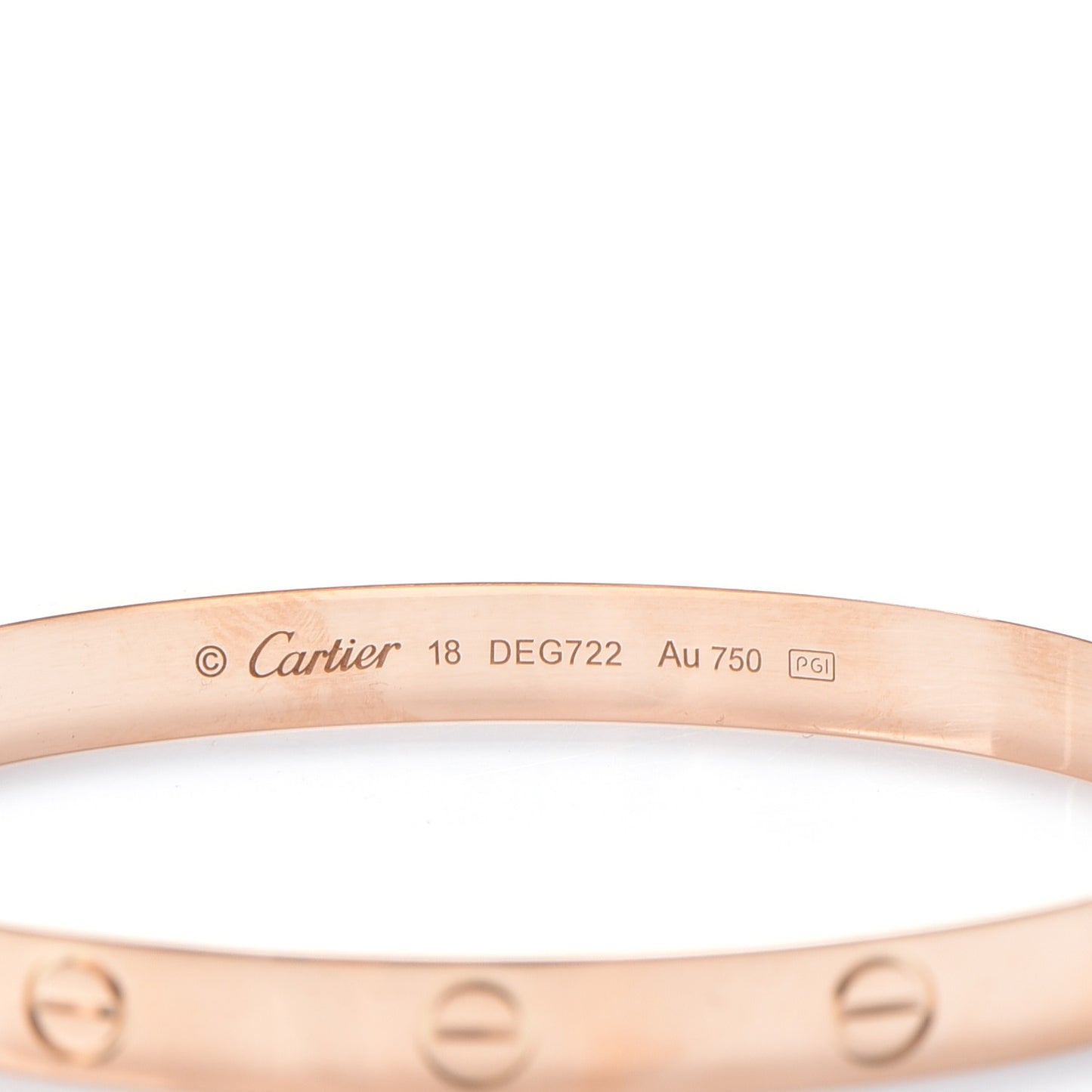 18K Pink Gold LOVE Bracelet 18