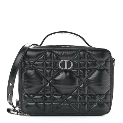 Christian Dior Calfskin Macrocannage Caro Box Bag Black 1 of 11