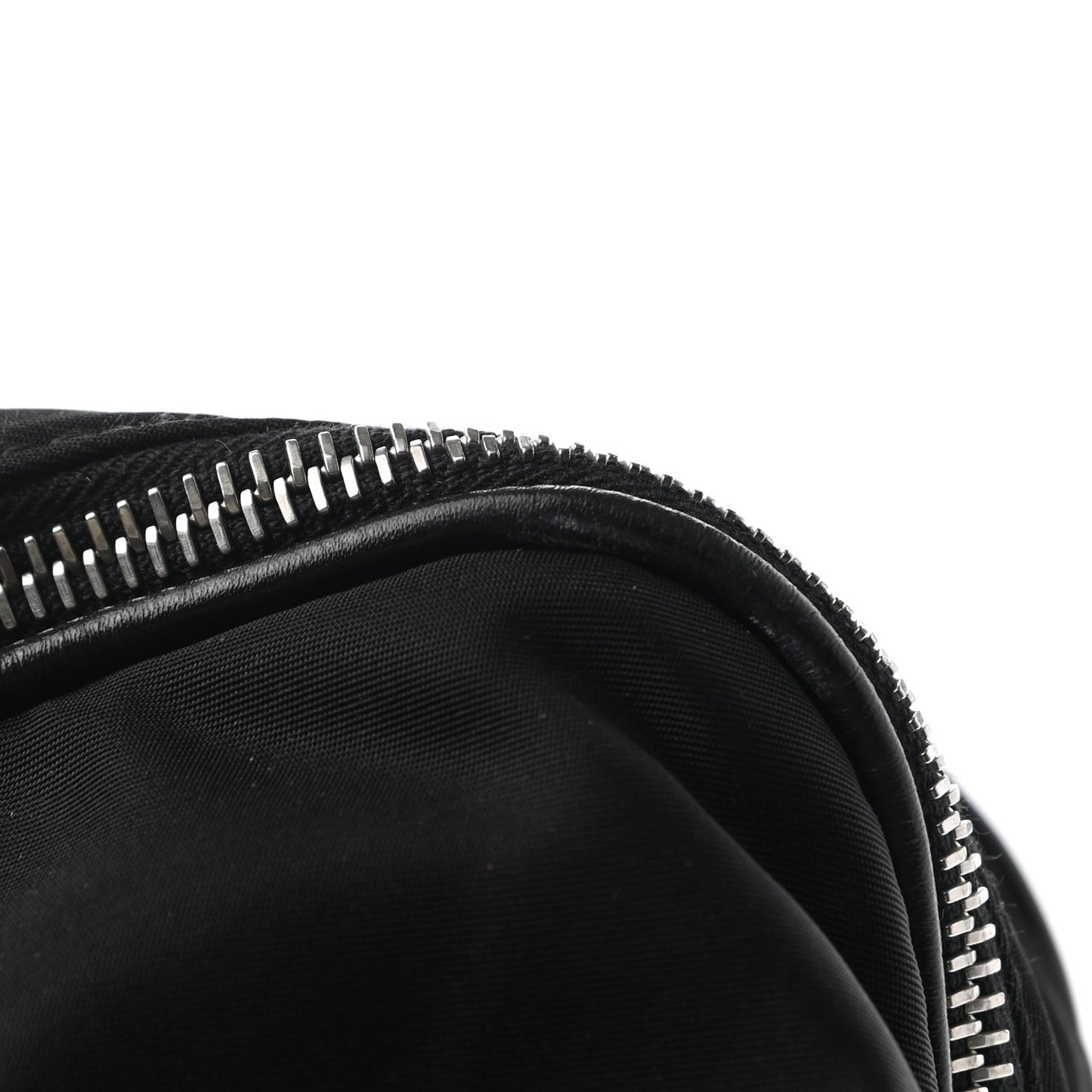 Tessuto Nylon Calfskin Duffle Black