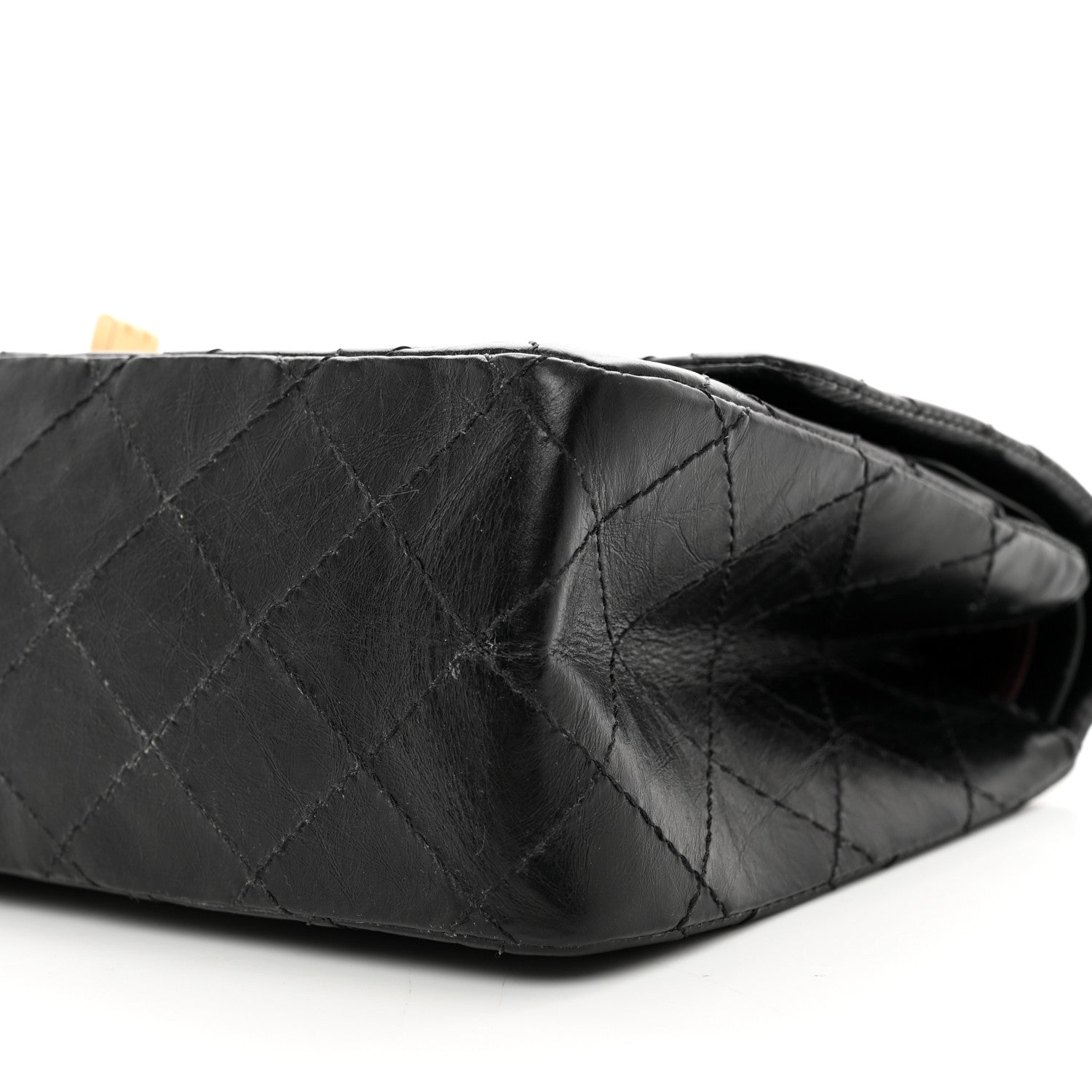 Chanel Aged Calfskin Quilted 2.55 Reissue 226 Flap Black 10 of 12