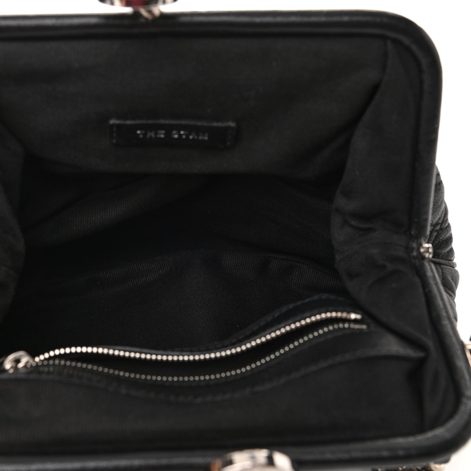 Marc Jacobs Calfskin Quilted Little Stam Black 4 of 9