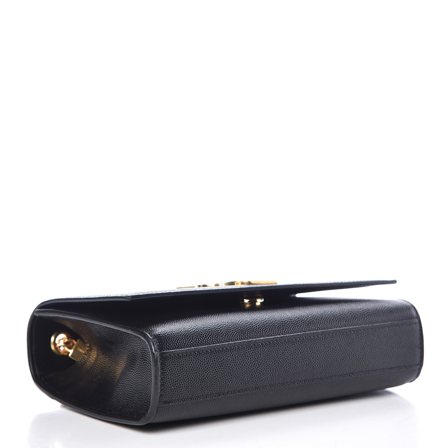 Saint Laurent Grain De Poudre Small Monogram Kate Satchel Black 4 of 8