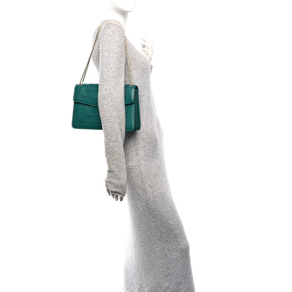 Bulgari Calfskin Serpenti Forever Shoulder Bag Emerald Green 2 of 11