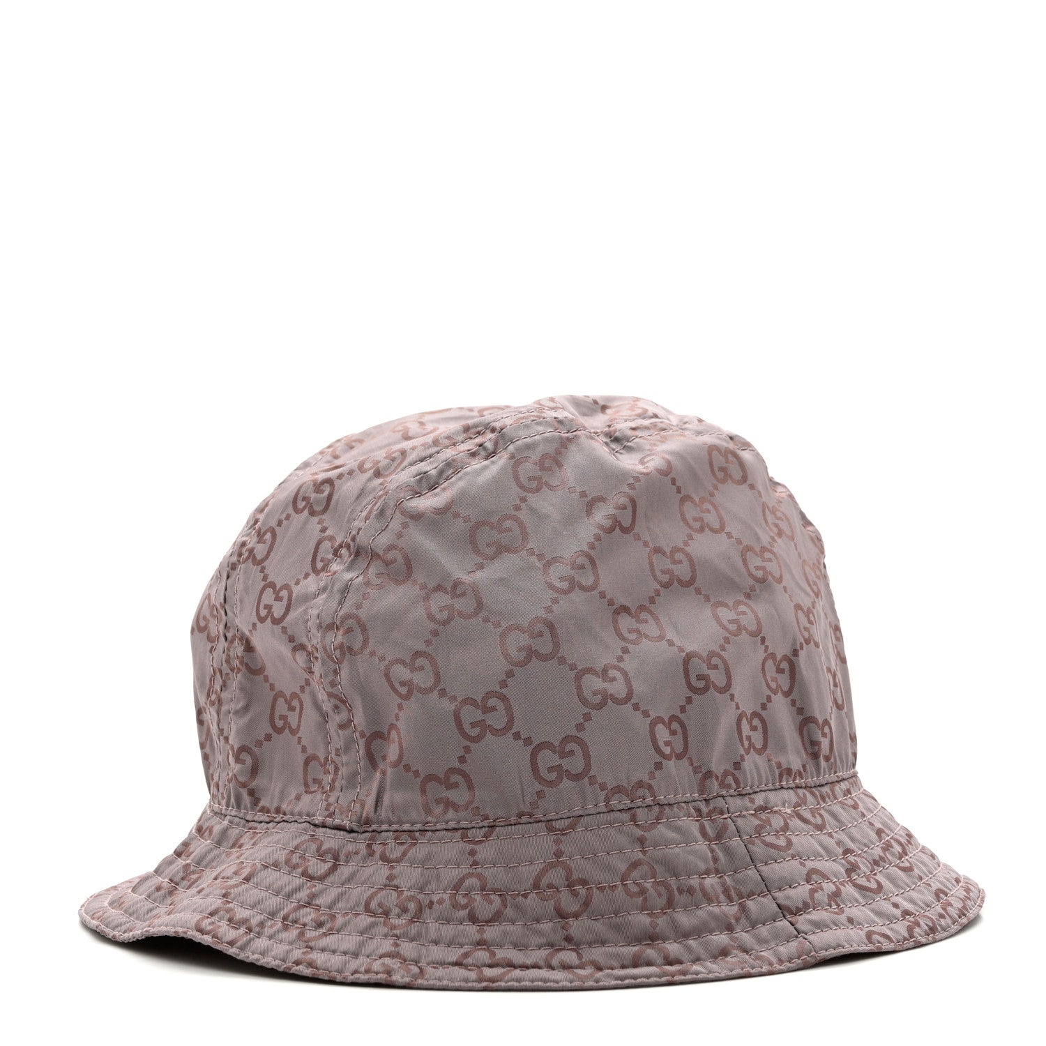 Gucci Nylon Monogram Bucket Hat M Mauve 1 of 9