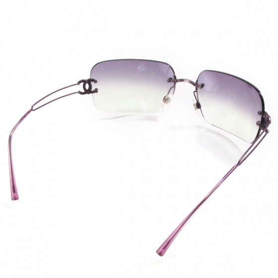 Chanel Frameless CC Logo Sunglasses Lavender 2 of 8