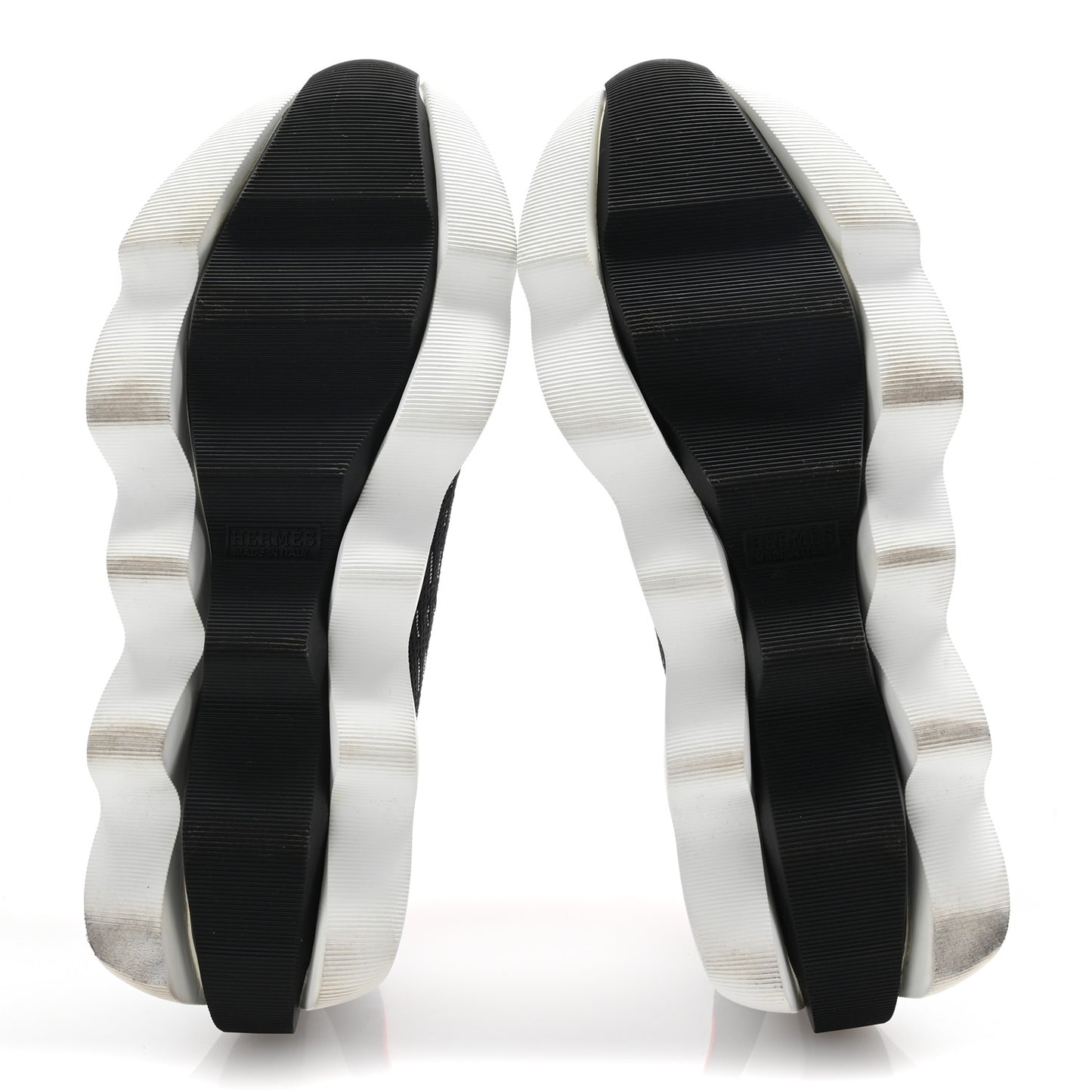 Technical Canvas Goatskin Womens Eclair Sneakers 35.5 Black
