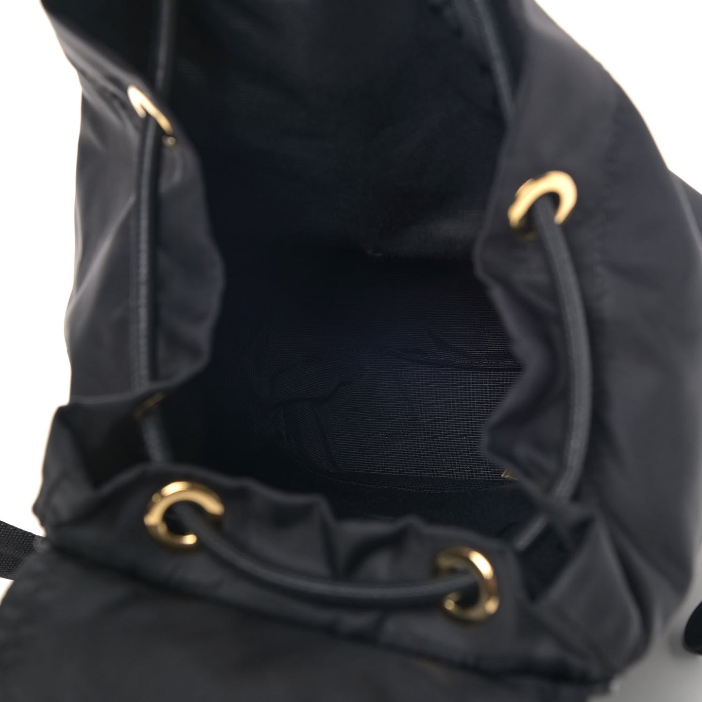 Nylon Small Rucksack Backpack Black